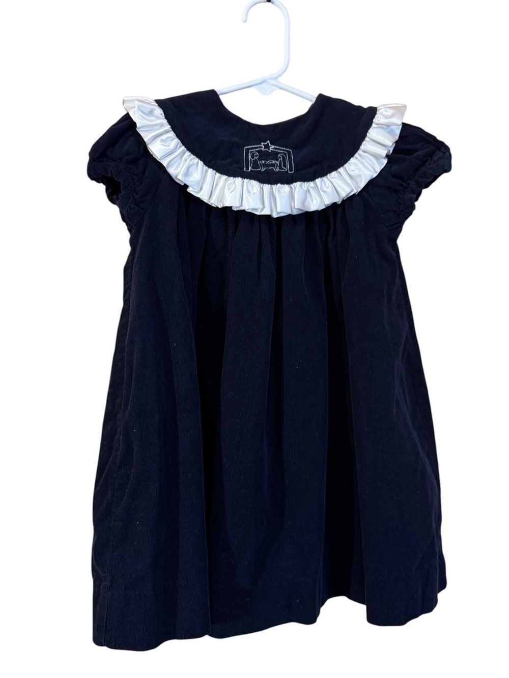 Bailey Boys Classics Kids Navy Corduroy Christmas Nativity Dress 24 Months - Picture 1 of 8